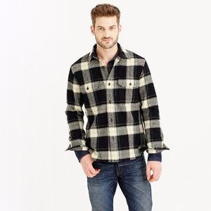 Wallace & Barnes Shirt Jacket in English Wool